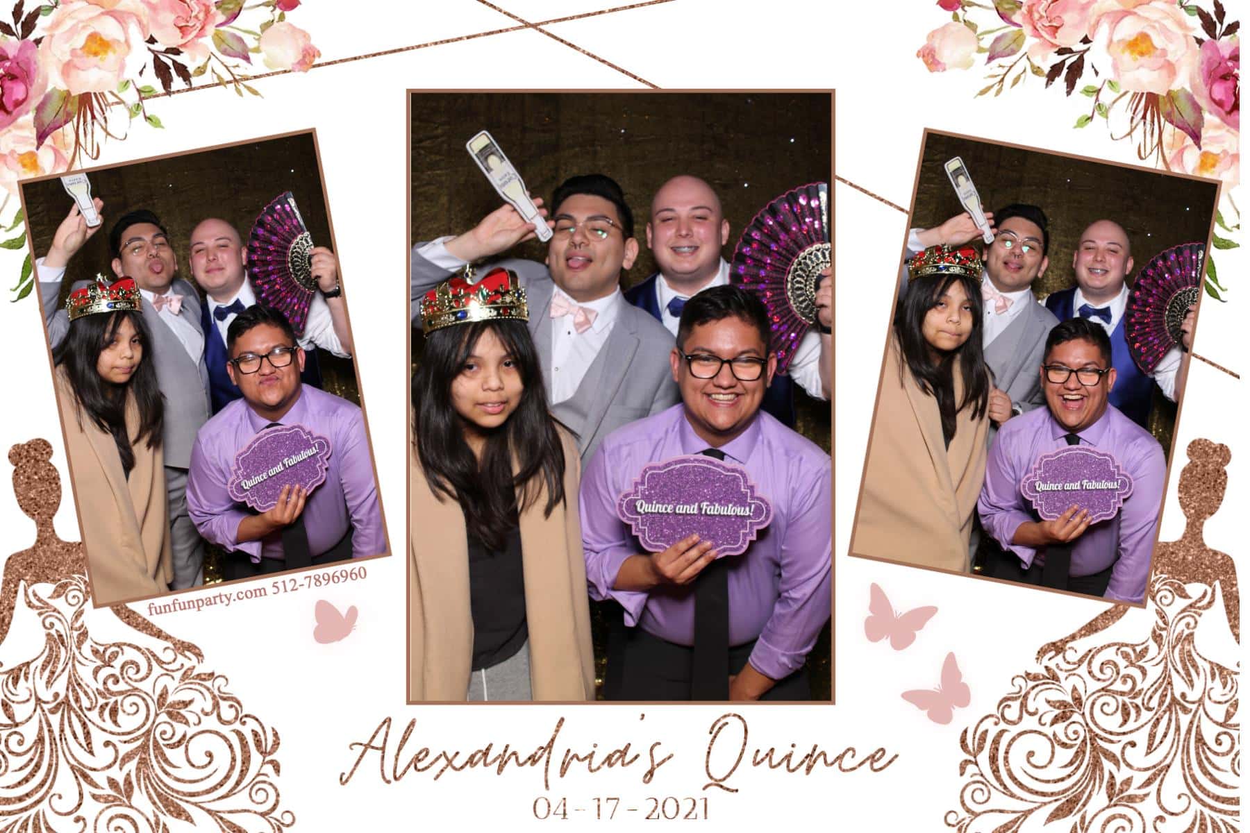 Quinceanera-funfunparty-Mirror-photo booth-Georgetown TX