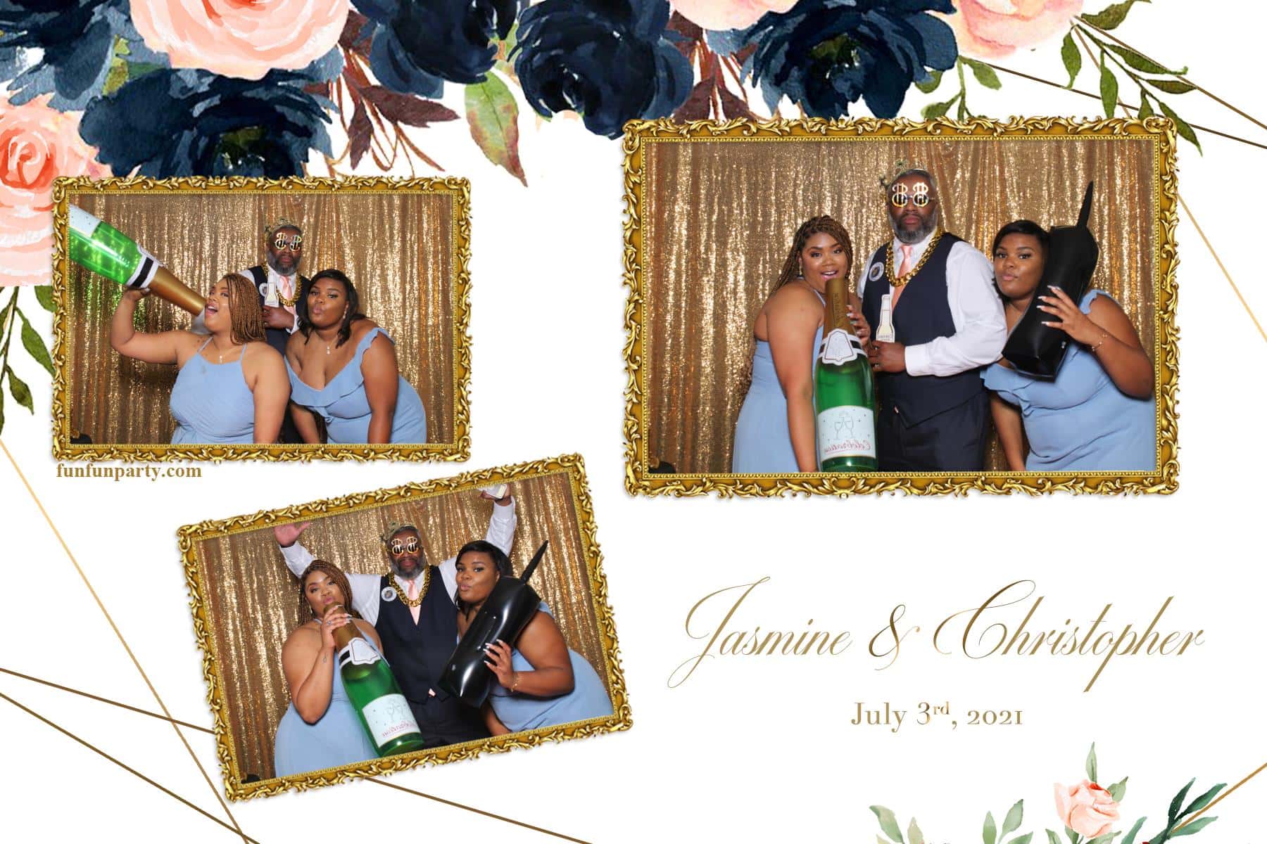 funfunparty-wedding-Castle On The Lake-mirror-photo-booth-Jacksonville.tx