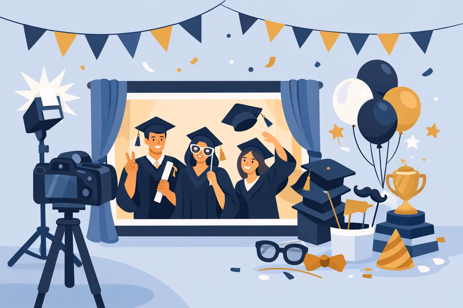 Graduation Party Photo Booth Ideas That Pop
