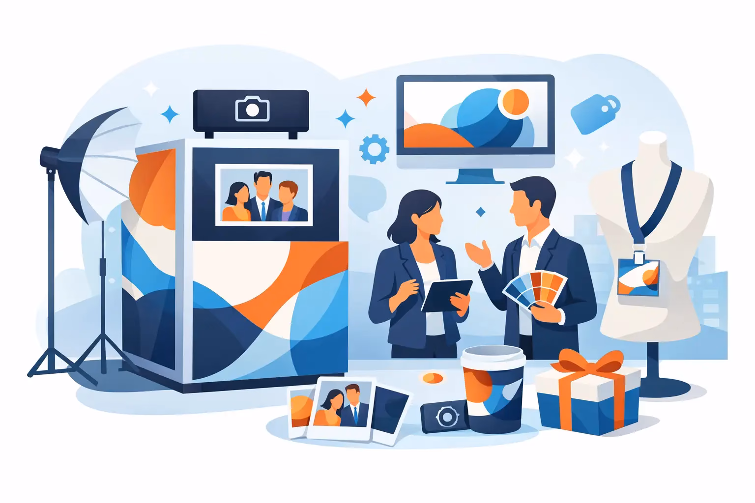 How to Brand a Corporate Photo Booth That Works