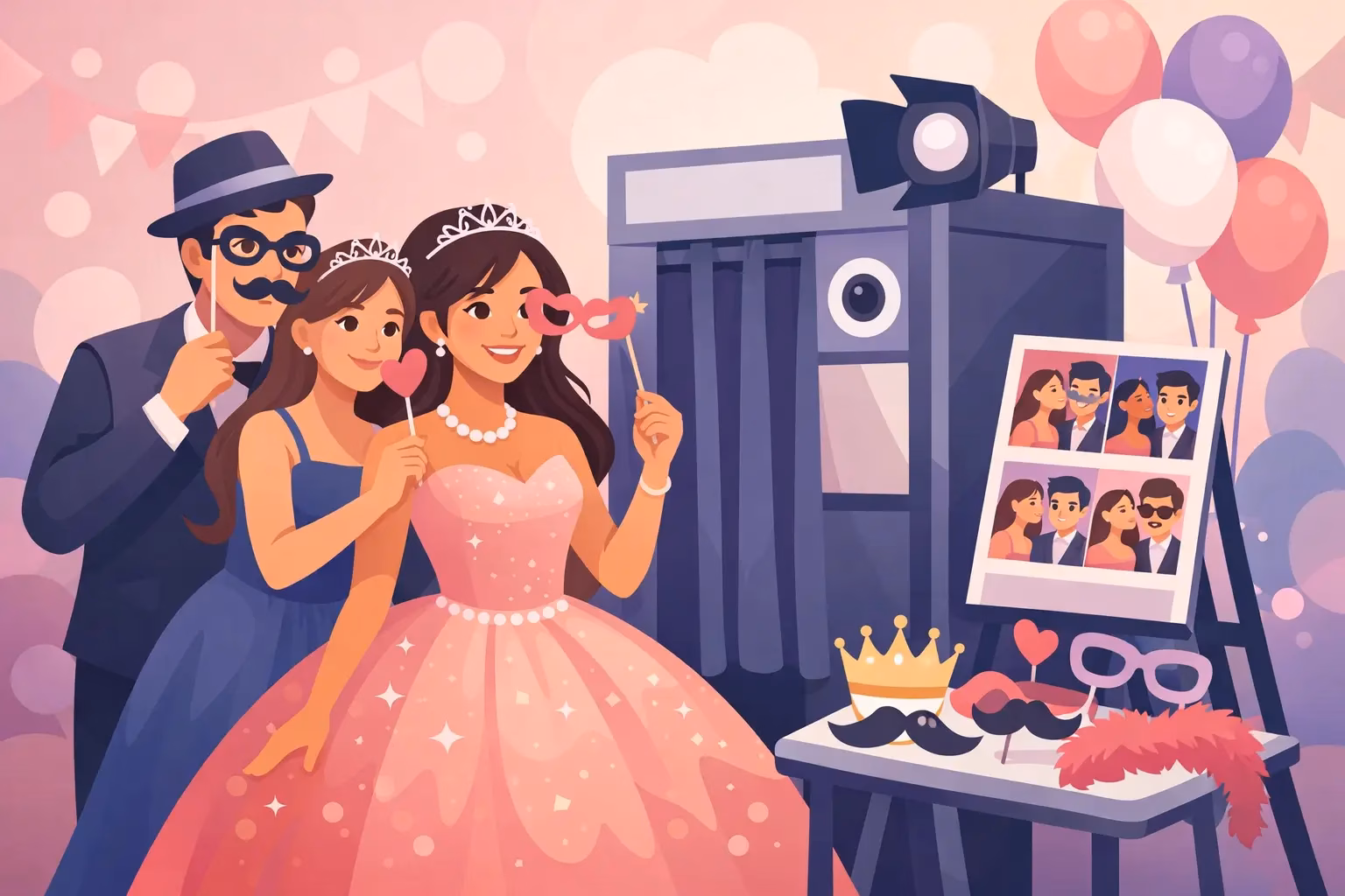 Quinceanera Photo Booth Rental Guests Love