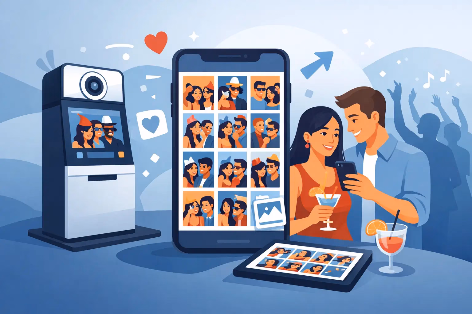 How a Photo Booth Digital Gallery Keeps Parties Going