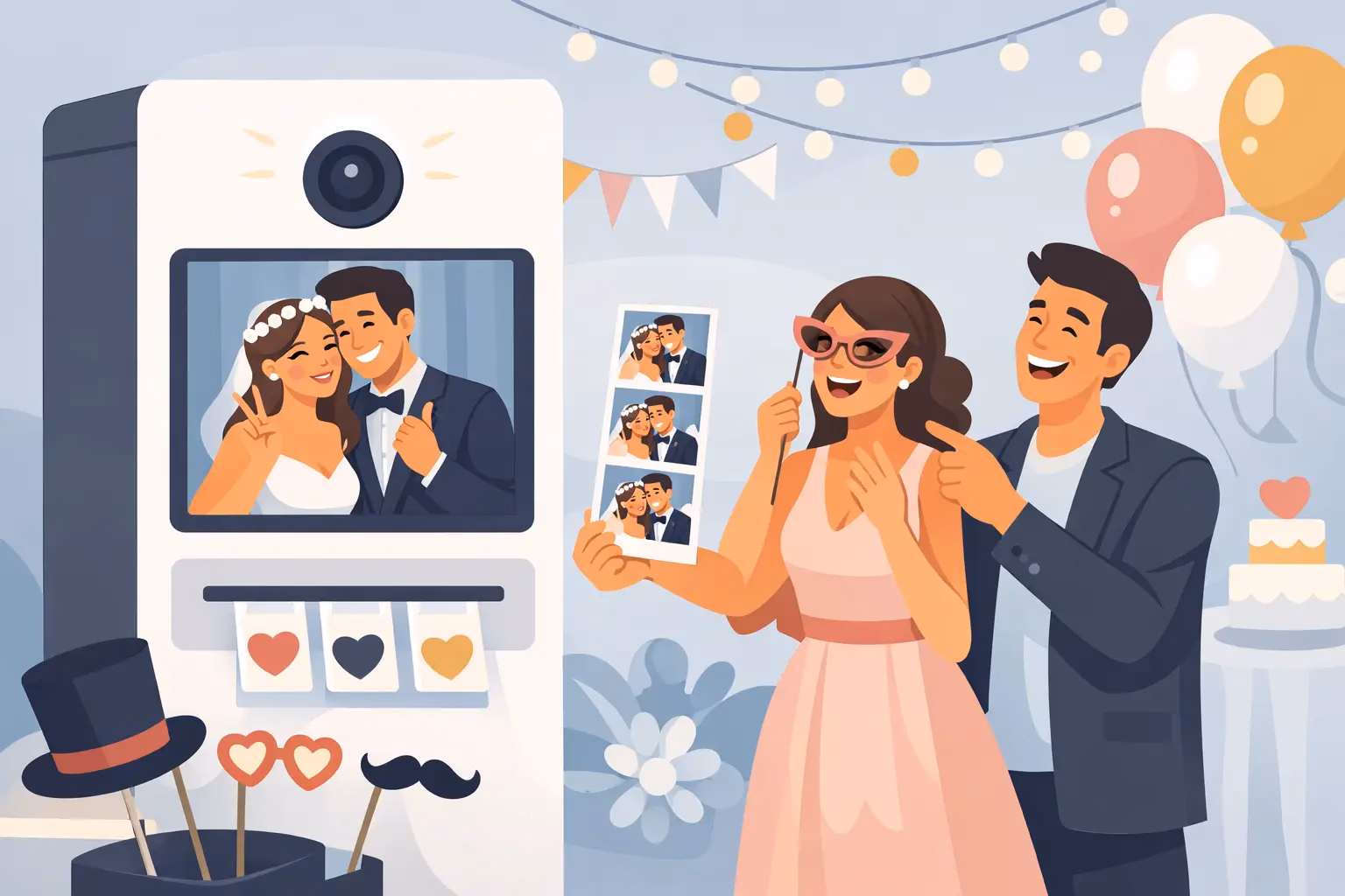 Wedding Photo Booth Rental That Guests Love