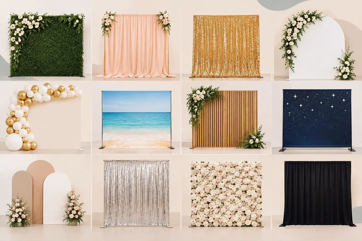 12 Best Wedding Photo Booth Backdrops to Book